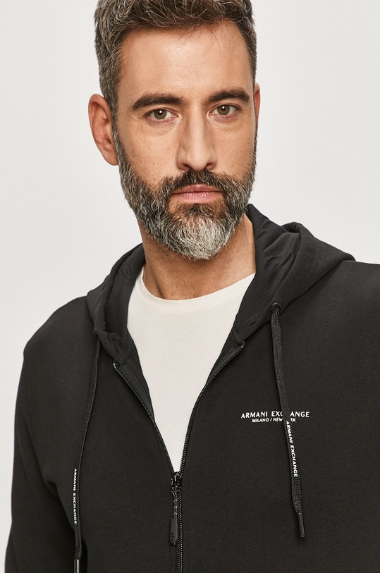 Armani Exchange bluza czarny 8NZM95.ZJKRZ