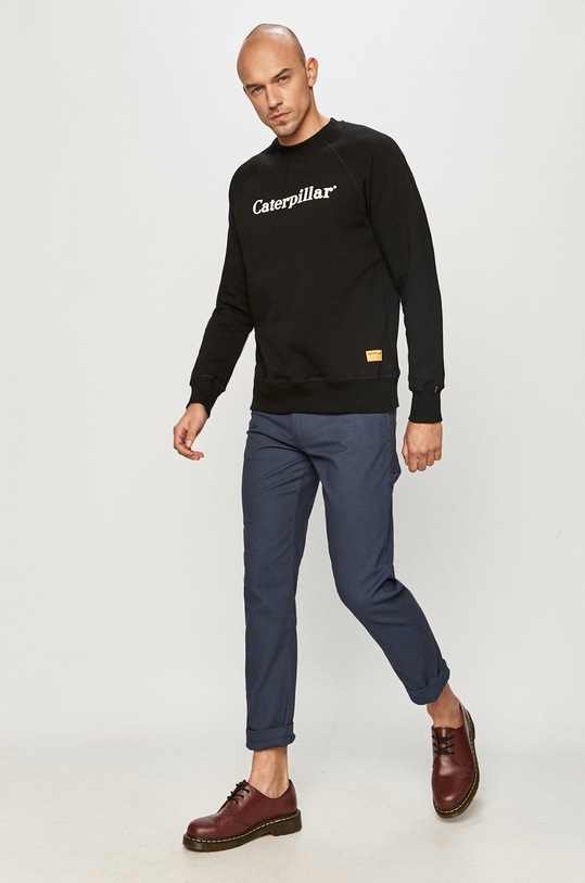 CAT Footwear - Bluza bawełniana nadruk czarny 2910460.10158