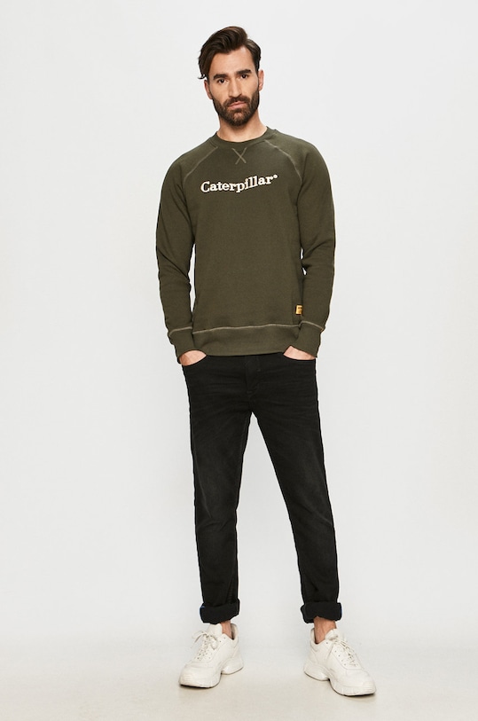 CAT Footwear - Bluza bawełniana 2910462.12404 zielony AA00