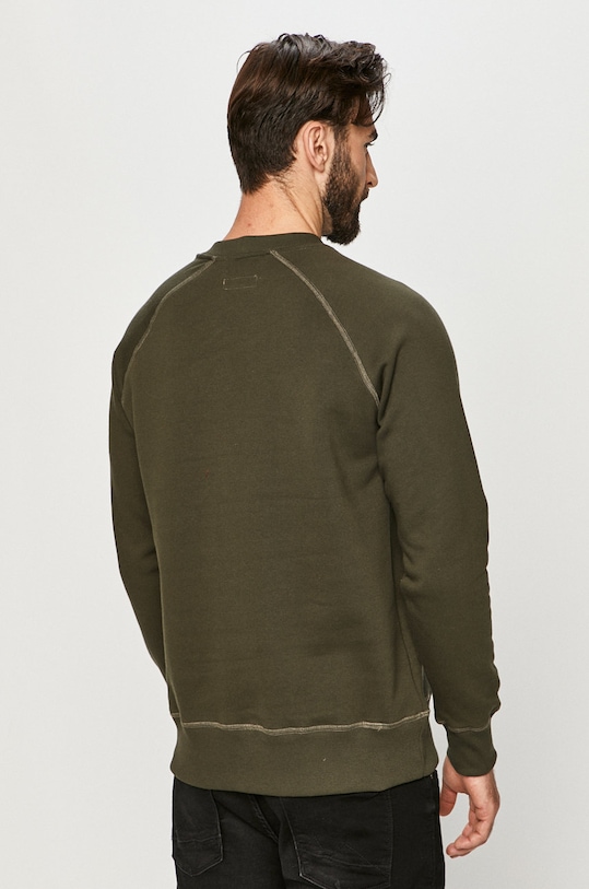 Odzież CAT Footwear - Bluza bawełniana 2910462.12404 zielony