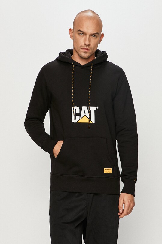 Caterpillar - Pamut melegítőfelső pamut fekete 2910465.10158