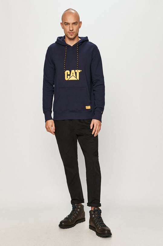CAT Footwear hanorac de bumbac 2910465.10240 bleumarin AA00