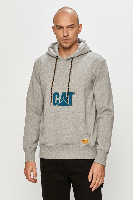 CAT Footwear - Bluza bawełniana nadruk szary 2910465.10122