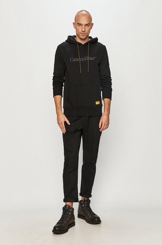 CAT Footwear hanorac de bumbac 2910467.10158 negru AA00
