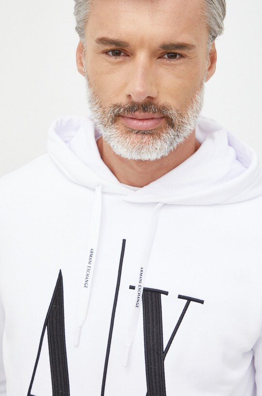 Armani Exchange Bluza alb 8NZMPC.ZJ1ZZ