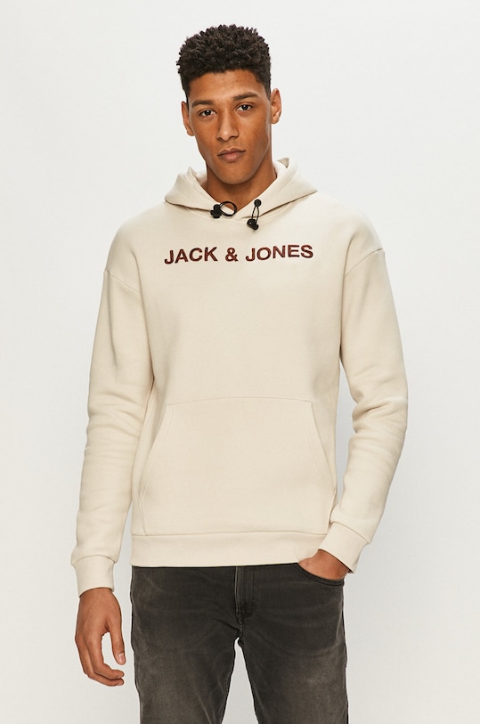 Jack & Jones - Mikina s kapucí šedá 12187320