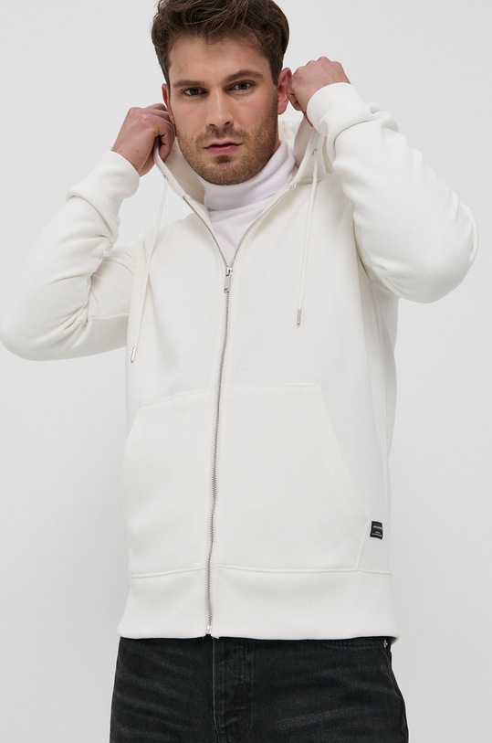 Jack & Jones Bluza z kapturem biały 12191895