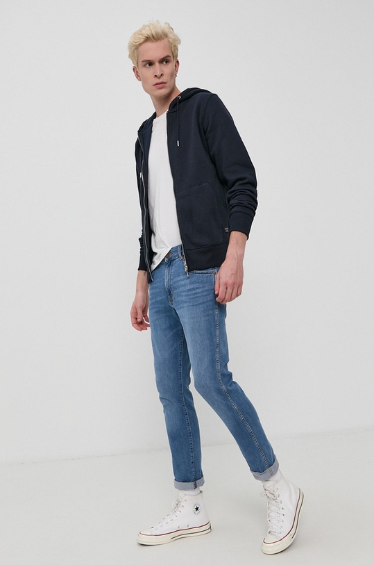 Jack & Jones Bluză uni bleumarin 12191895
