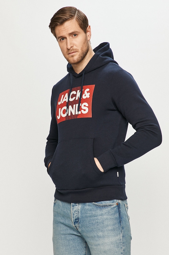 Jack & Jones - Bluza bawełniana granatowy 12152840.