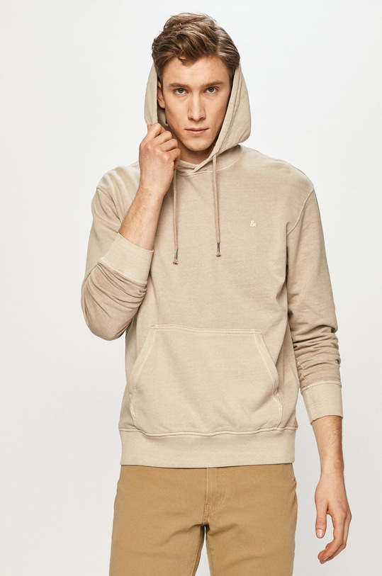 Jack & Jones - Bluza bawełniana bawełna szary 12174457.