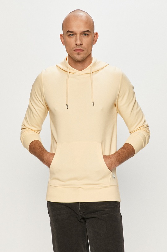 Jack & Jones - Bluza z kapturem żółty 12182537.
