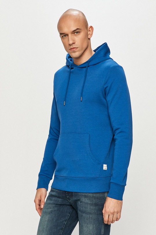 Jack & Jones - Mikina s kapucí modrá 12182537.