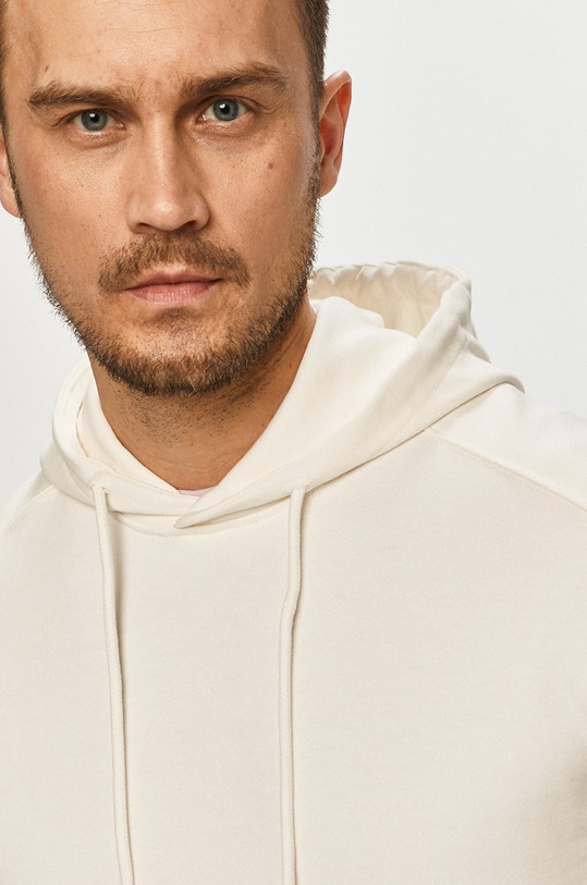 Selected Homme - Bluza bawełniana beżowy 16077368