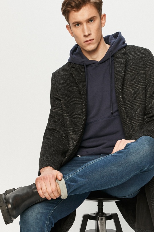Selected Homme - Bavlnená mikina tmavomodrá 16077368
