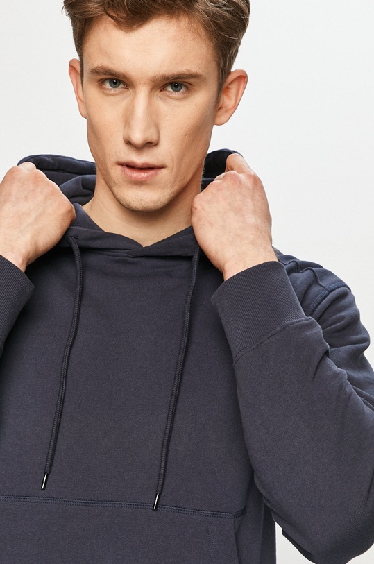 Selected Homme - Bavlnená mikina 16077368 tmavomodrá