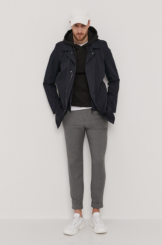 Selected Homme - Bavlnená mikina 16077368 čierna AA00