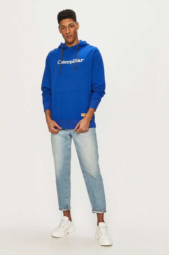 Mikina CAT Footwear 2910491.12926 modrá AA00