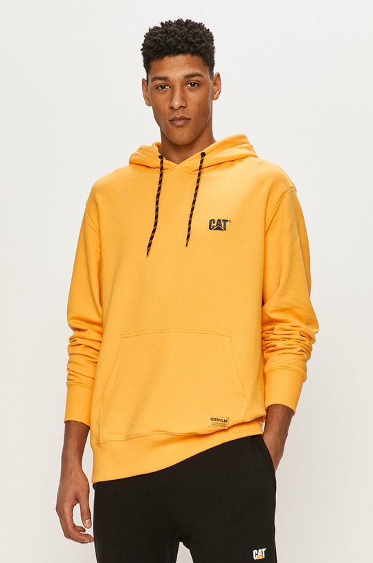 Mikina CAT Footwear s kapucí oranžová 2910492.12405