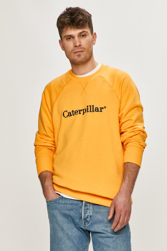 Caterpillar - Bluza nadruk żółty 2910493.12405