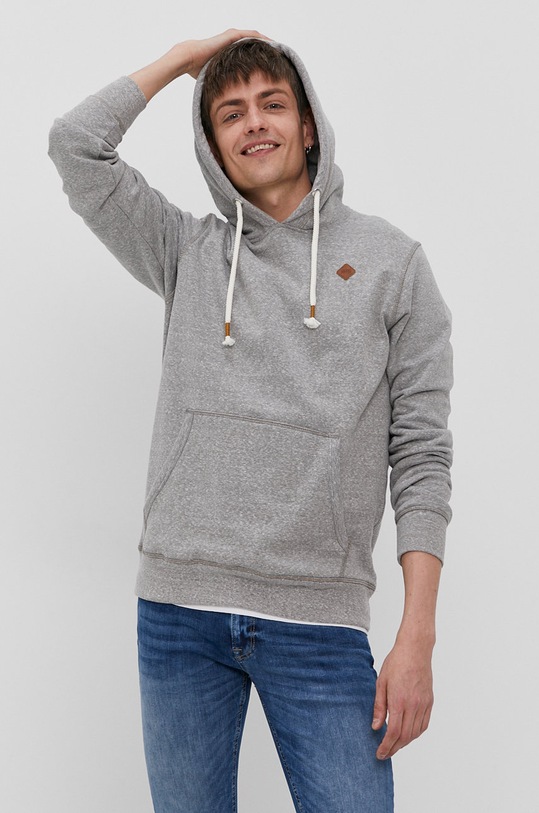 Mikina Jack & Jones s kapucňou sivá 12186763