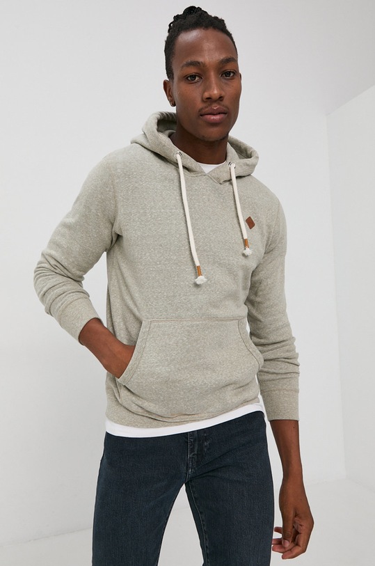 Jack & Jones - Bluza z kapturem szary 12186763