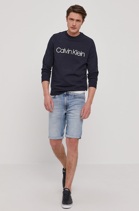 Mikina Calvin Klein K10K104059.NOS tmavomodrá AA00