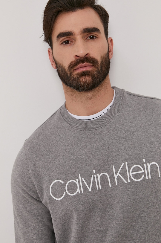Mikina Calvin Klein sivá K10K104059.NOS