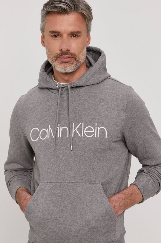 Calvin Klein hanorac de bumbac print gri K10K104060.NOS