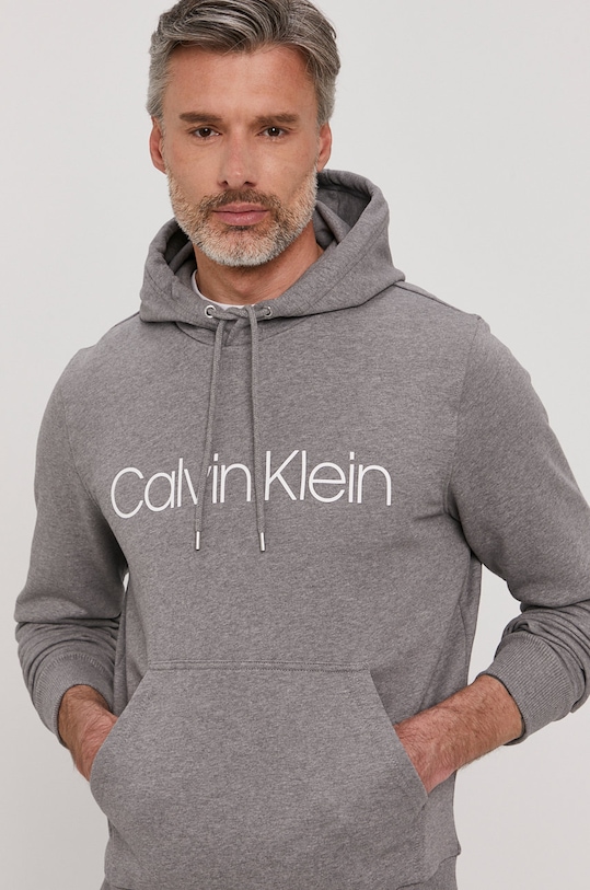 Calvin Klein hanorac de bumbac print gri K10K104060.NOS