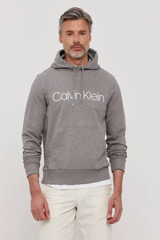 Calvin Klein Bluza bawełniana szary K10K104060.NOS