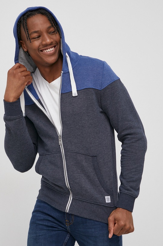Tom Tailor Bluza z kapturem niebieski 1021268.18008