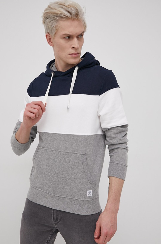 Tom Tailor Bluza z kapturem szary 1021265.10695
