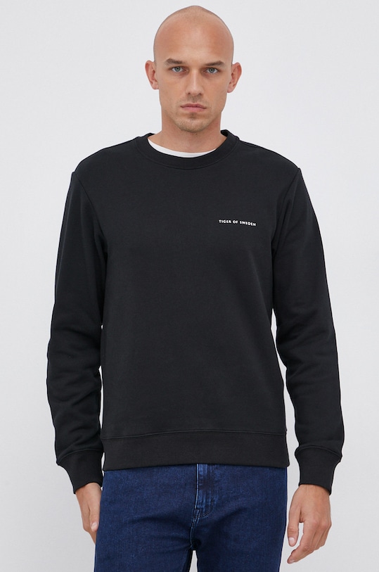 Tiger Of Sweden Bluza bawełniana czarny T69341011Z