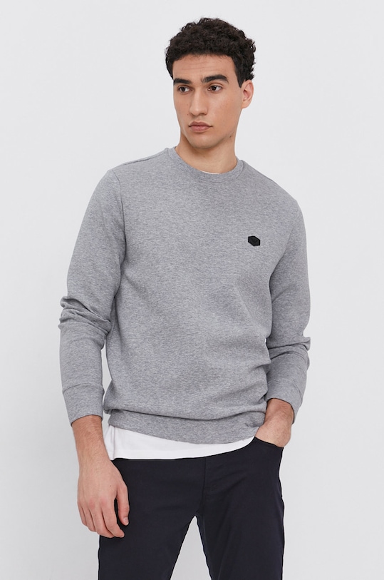 Emporio Armani bluza bez kaptura szary 8N1MD1.1JHSZ