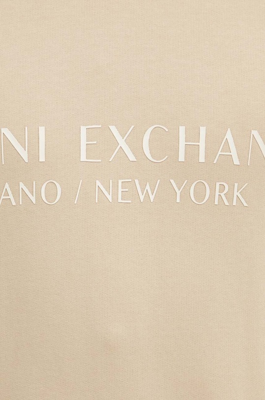 Pamučna dukserica Armani Exchange 8NZM88.ZJKRZ.NOS bež