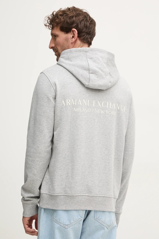 Oblečenie Mikina Armani Exchange 8NZM94.ZJKRZ.NOS sivá
