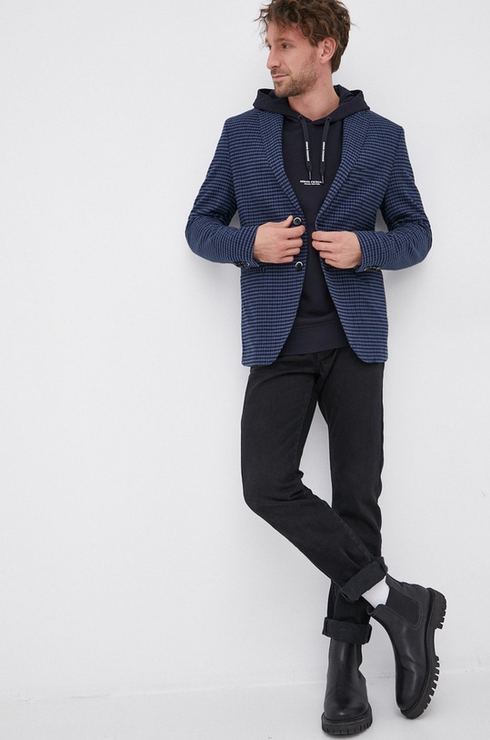 Armani Exchange bluza granatowy 8NZM94.ZJKRZ.NOS