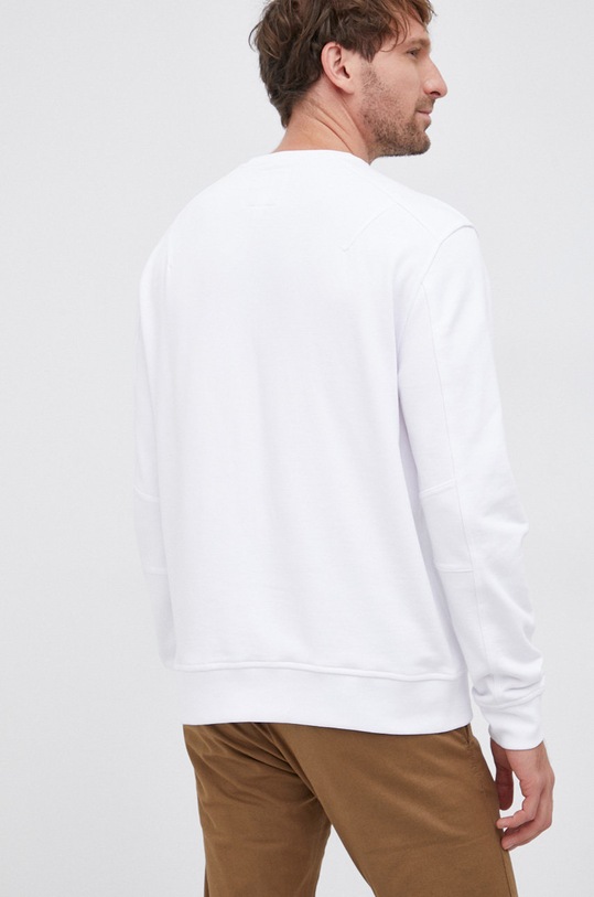 Odzież Armani Exchange Bluza bawełniana 8NZMPD.ZJ1ZZ.NOS 8NZMPD.ZJ1ZZ.NOS biały