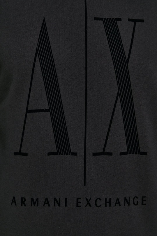 Armani Exchange Bluza bawełniana 8NZMPD.ZJ1ZZ.NOS 8NZMPD.ZJ1ZZ.NOS czarny