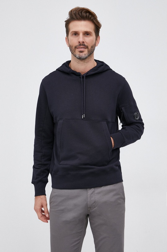 C.P. Company Bluza bawełniana granatowy 11CMSS056A005086W