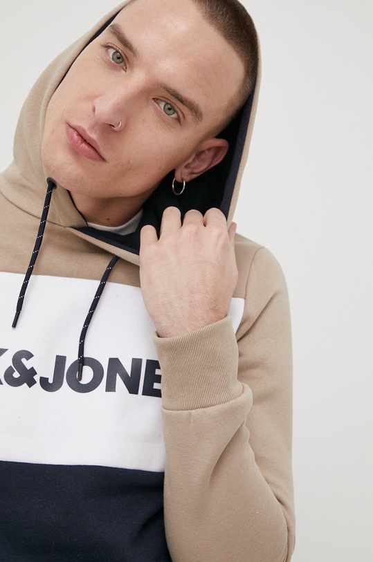 Mikina Jack & Jones potisk vícebarevná 12172344.Crockery