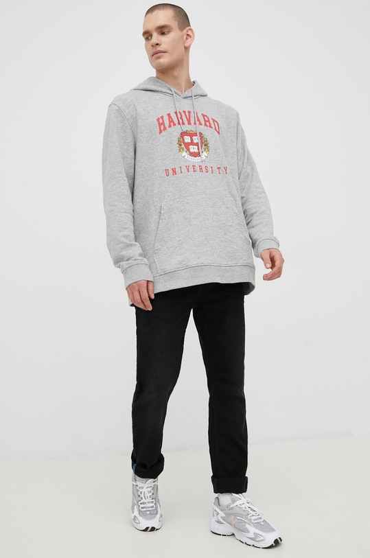 Only & Sons bluza bawełniana 22022491.LightGreyM czarny AA00