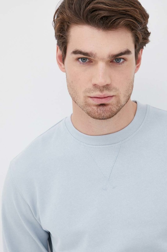 Selected Homme bluza bawełniana niebieski 16077366.CelestialB