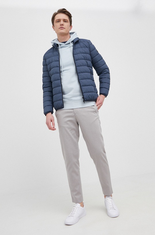 Selected Homme bluza bawełniana 16077368.CelestialB niebieski AA00