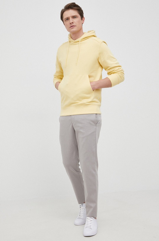 Selected Homme bluza bawełniana 16077368.Sunlight żółty AA00