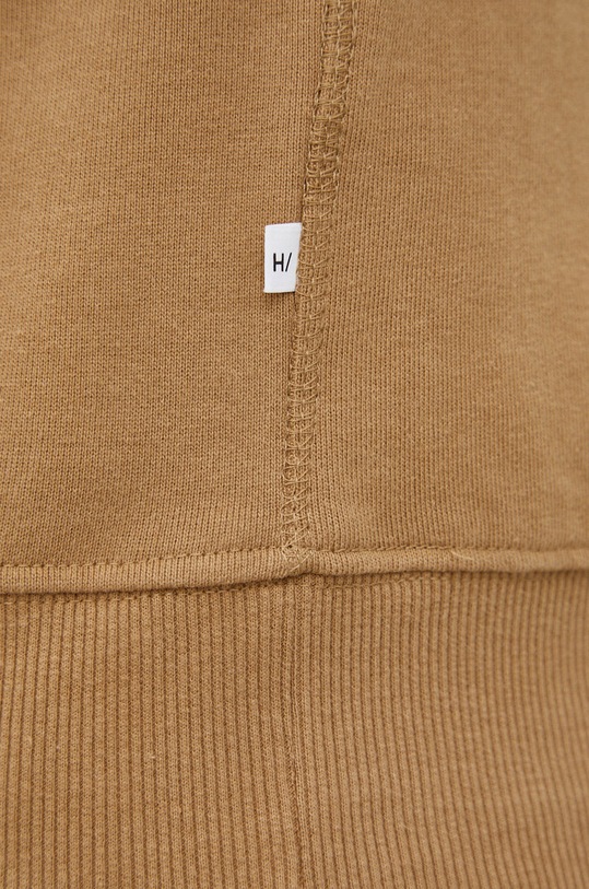 Бавовняна кофта Selected Homme 16077368.Kelp коричневий