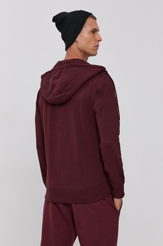 Odzież Solid Bluza 21103778.7909851 bordowy