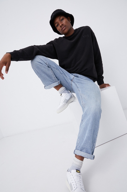 Young Poets Society Bluza bawełniana 106617.NOS bawełna czarny 106617.NOS