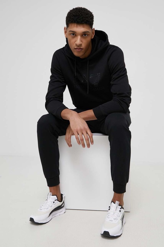 Mikina EA7 Emporio Armani 3LPM91.PJARZ.NOS černá AA00