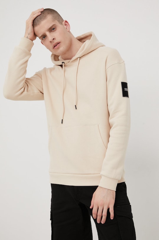 Oblečení Mikina Jack & Jones 12193489.Moonbeam béžová